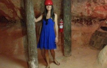 Inside an underground mine - Lightning ridge